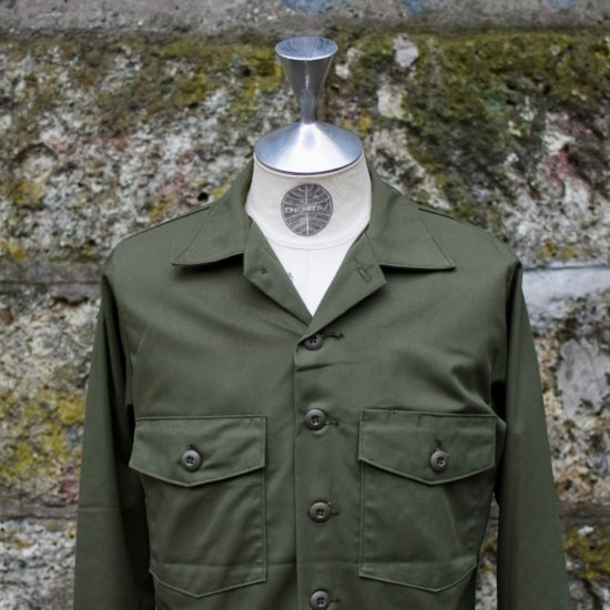 デッドストック (dead stock) U.S. ARMY OG507 FATIGUE SHIRTS OLIVE