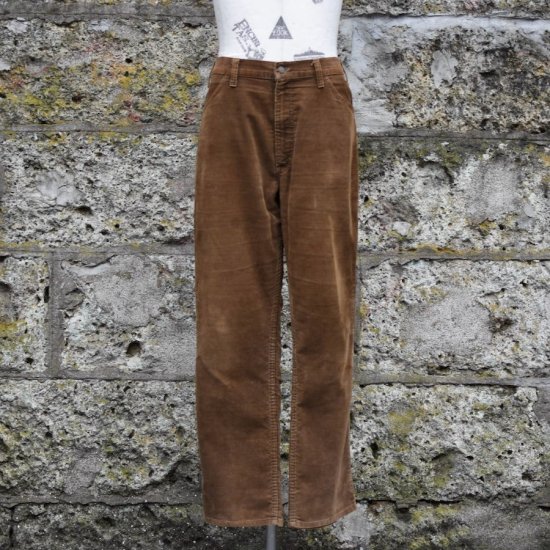 リーバイス(Levi's) made in usa 519 70's corduroy pants vintage talon zip brown /  コーデュロイパンツ w38 l36 メンズ レディース - エンシニータス