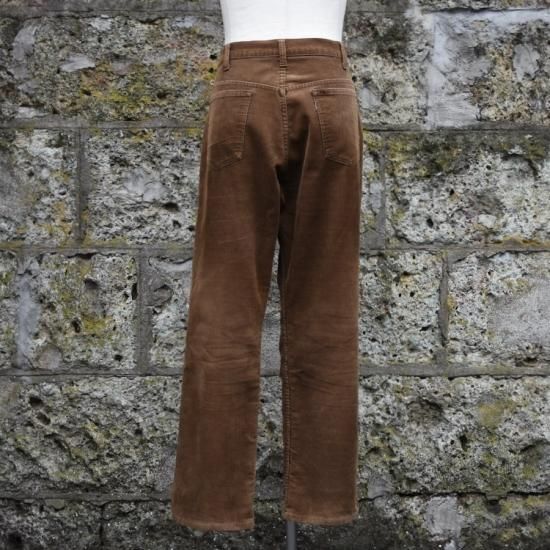 リーバイス(Levi's) made in usa 519 70's corduroy pants vintage talon zip brown /  コーデュロイパンツ w38 l36 メンズ レディース - エンシニータス