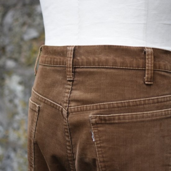 リーバイス(Levi's) made in usa 519 70's corduroy pants vintage talon zip brown /  コーデュロイパンツ w38 l36 メンズ レディース - エンシニータス