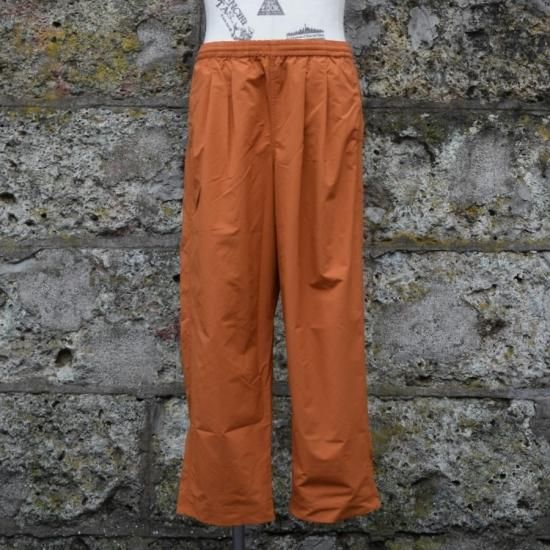 バーラップ アウトフィッター (burlap outfitter) wide track pant / ワイドトラックパンツ pumpkin メンズ  レディース - エンシニータス