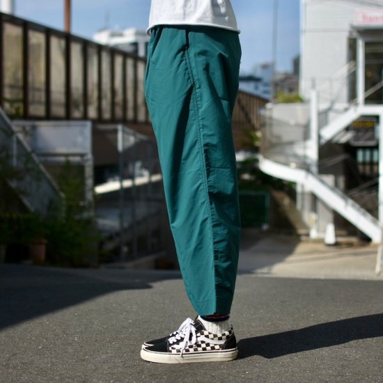 バーラップ アウトフィッター (burlap outfitter) wide track pant / ワイドトラックパンツ spruce メンズ  レディース - エンシニータス