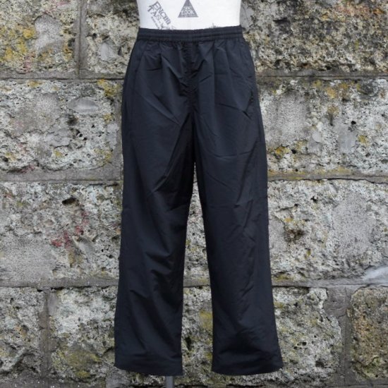 バーラップ アウトフィッター (burlap outfitter) wide track pant / ワイドトラックパンツ black メンズ  レディース - エンシニータス