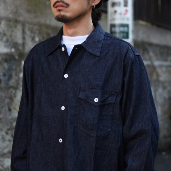 ポストオーバーオールズ (POST 'OALLS) E-Z NAVY lightdenim indigo 