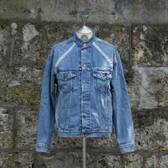 ナナナナサーカ( 77circa ) circa make AJ cutback denim jacket blue ...