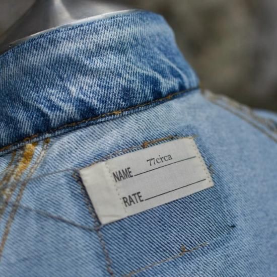 ナナナナサーカ( 77circa ) circa make AJ cutback denim jacket