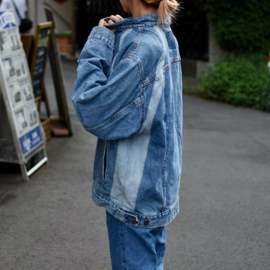 ナナナナサーカ( 77circa ) circa make AJ cutback denim jacket blue