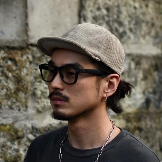 マイティシャイン (mighty shine) corduroy 6panel cap beige