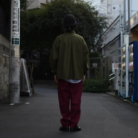 モニタリー【 MONITALY 】LAZY TRAVEL JACKET WOOL FLANNEL MIL