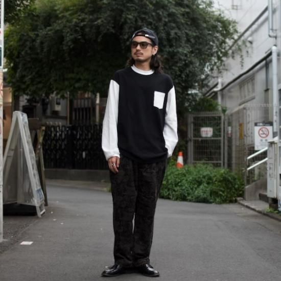 キャルオーライン ( CAL O LINE ) PAISLEY 2TUCK PANTS / ペイズリー2