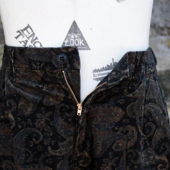 キャルオーライン ( CAL O LINE ) PAISLEY 2TUCK PANTS / ペイズリー2