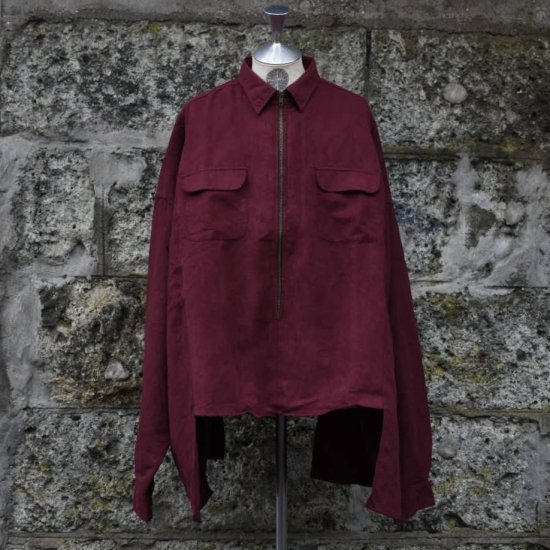 ナナナナサーカ( 77circa ) circa make adjustable width shirt red