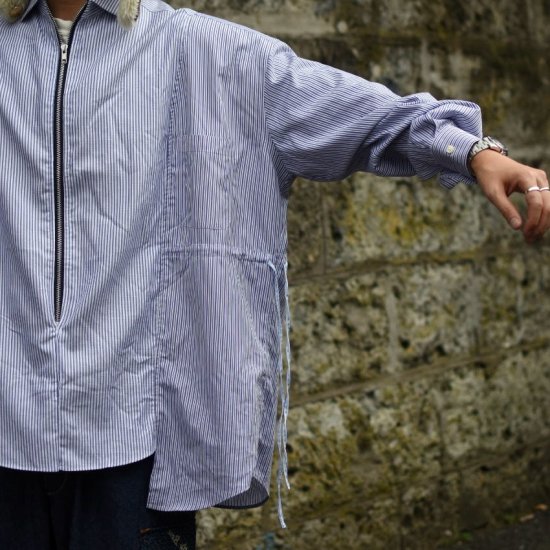 ナナナナサーカ( 77circa ) circa make adjustable width shirt stripe ...