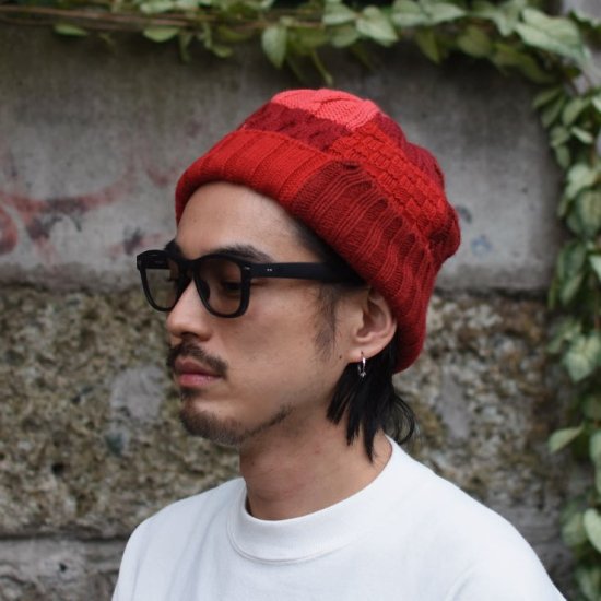 キャルオーライン ( CAL O LINE ) CABLE KNIT CAP / ケーブル 