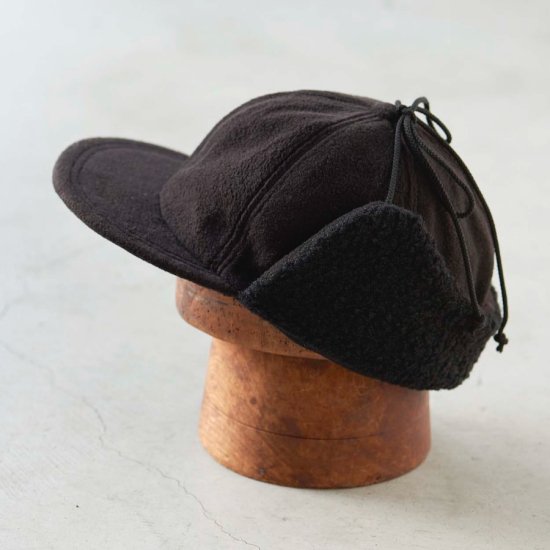 マイティシャイン (mighty shine) Fleece Camper Cap BLACK / フリース