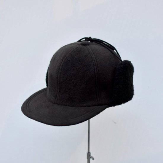 マイティシャイン (mighty shine) Fleece Camper Cap BLACK / フリース