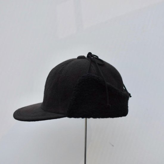 マイティシャイン (mighty shine) Fleece Camper Cap BLACK / フリース