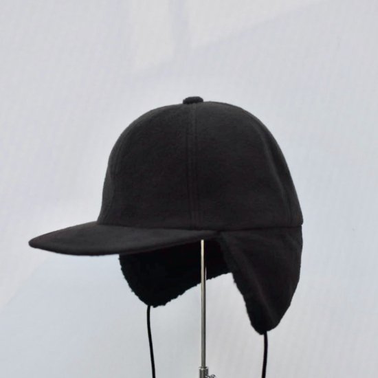 マイティシャイン (mighty shine) Fleece Camper Cap BLACK / フリース