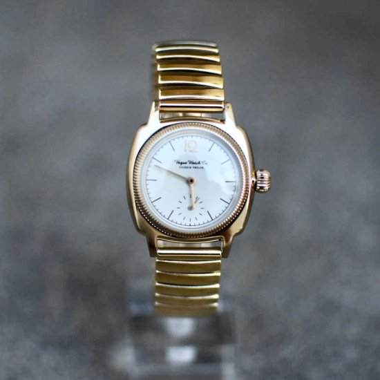 ヴァーグウォッチ ( vague watch ) coussin 12 extension / 腕時計 アンティークウォッチ クォーツ式  エクステンションベルト メンズ レディース gold - エンシニータス