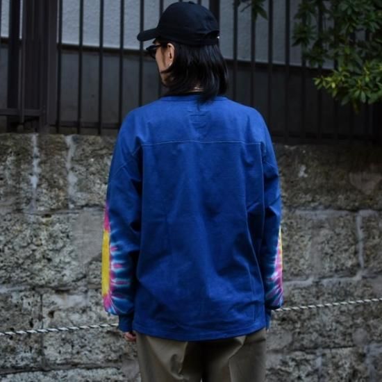 キャルオーライン ( CAL O LINE ) TIE DYE FOOT BALL TEE