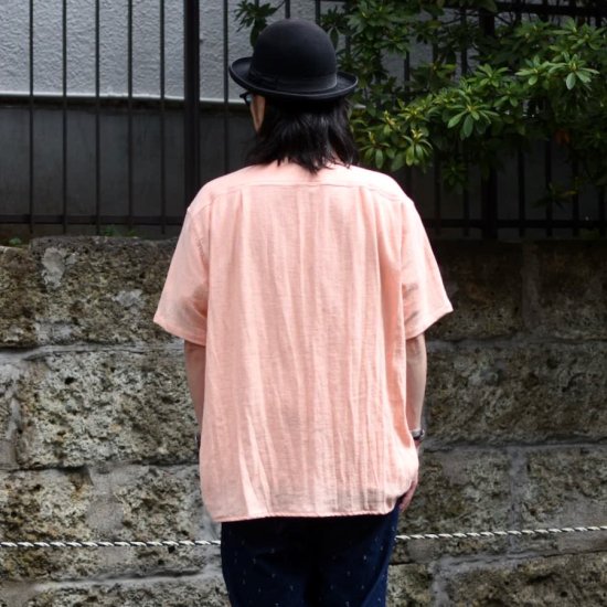 モニタリー【 MONITALY 】50s MILANO SHIRT S/S W CORAL