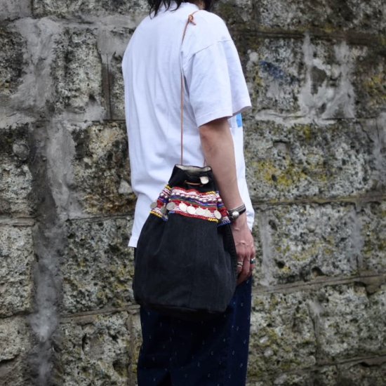 ナナナナサーカ( 77circa ) CIRCA MAKE AFGHAN BELT DENIM BAG