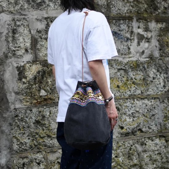 ナナナナサーカ( 77circa ) CIRCA MAKE AFGHAN BELT DENIM BAG