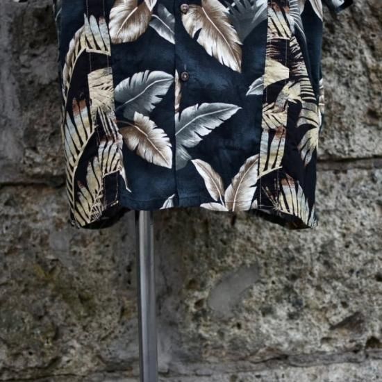ナナナナサーカ( 77circa ) MAKE CUTBACK HEM POKET ALOHA SHIRT