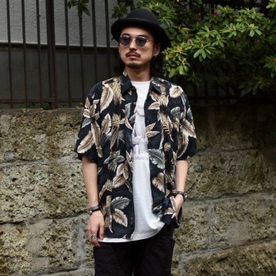 ナナナナサーカ( 77circa ) MAKE CUTBACK HEM POKET ALOHA SHIRT 