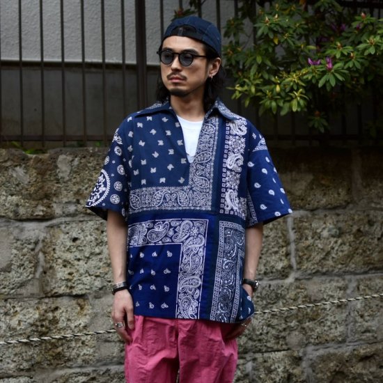 ナナナナサーカ(77circa) MAKE BANDANA PATCHWORK SKIPPER / リメイク