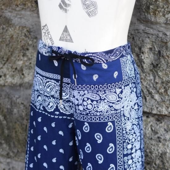 ナナナナサーカ(77circa) MAKE BANDANA PATCHWORK PANTS