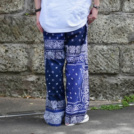 ナナナナサーカ(77circa) MAKE BANDANA PATCHWORK PANTS / リメイク