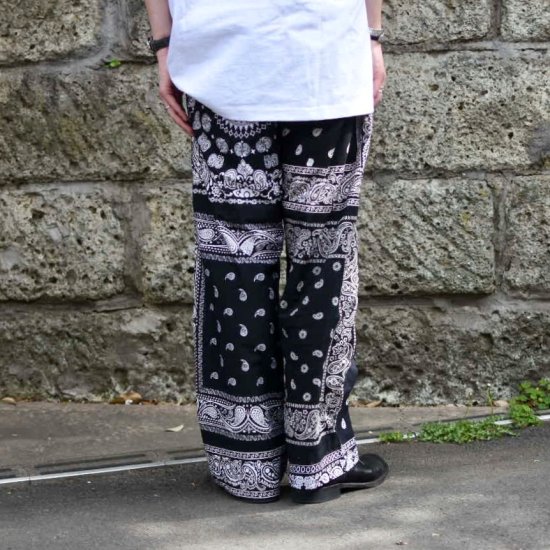 ナナナナサーカ(77circa) MAKE BANDANA PATCHWORK PANTS / リメイク