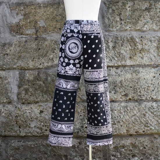 ナナナナサーカ(77circa) MAKE BANDANA PATCHWORK PANTS / リメイク 