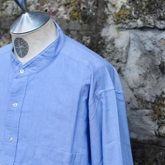 オッドメント ( oddment ) POLO RALPH LAUREN REMAKE SHIRT TYPE3 / ポロラルフローレンリメイクシャツ  BLUE メンズ レディース - エンシニータス