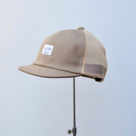 マイティーシャイン ( Mighty Shine ) BRIDGE CAP MESH / ブリッジ キャップ メッシュ BEIGE メンズ レディース  - エンシニータス