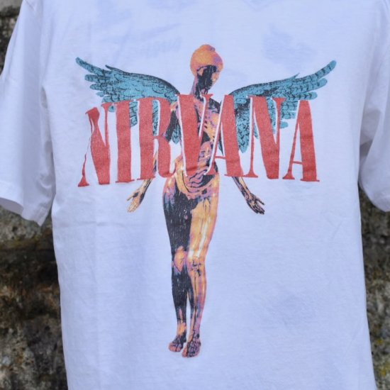 スリフティールック ( THRIFTY LOOK ) NIRVANA IN UTERO TEE / ロゴ T