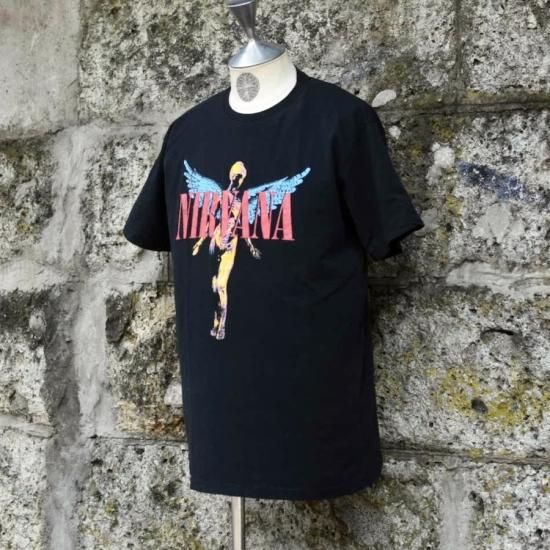 NIRVANA アートプリント Tシャツ Lサイズ ユーテロ NIRVANA アートプリント Tシャツ Lサイズ ユーテロ - メルカリ