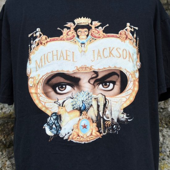 希少 90s Michael Jackson Dangerous Tシャツ 両面Tシャツ/カットソー(半袖/袖なし)