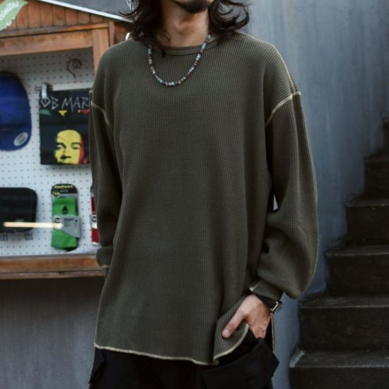 エイチユニット ( H.UNIT ) HEAVY WAFFLE ROUND HEM / ヘビー ワッフル