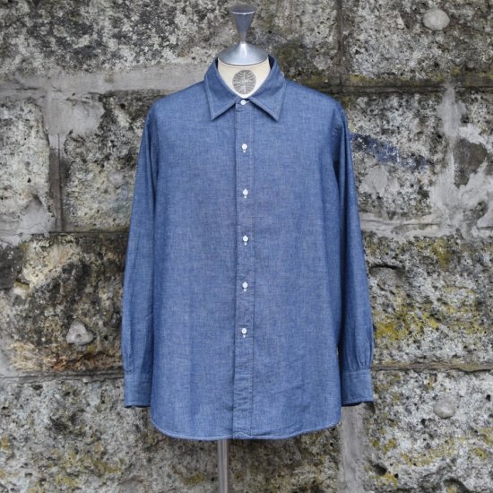 ポストオーバーオールズ ( POST O'ALLS ) BL2 CLASSIC CHAMBRAY SHIRT