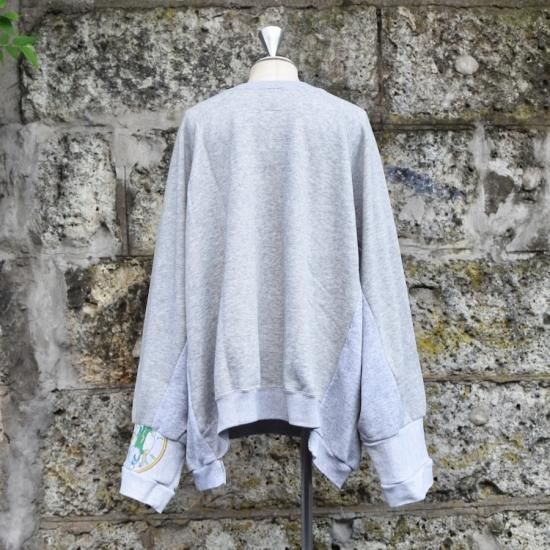 circa make sunburn processing wide sweat top / 써카 메이크