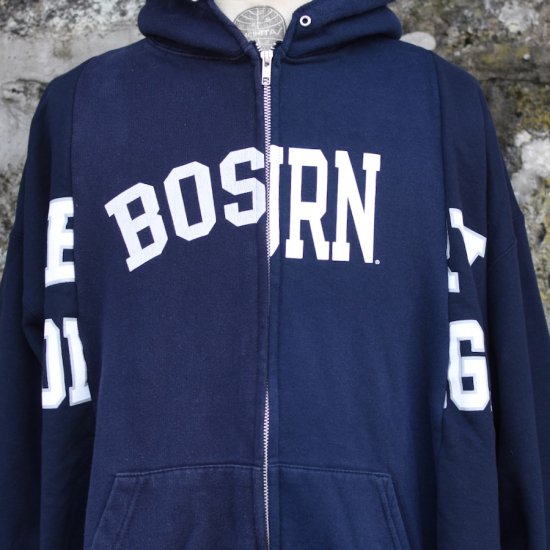 ナナナナサーカ(77circa) MAKE WIDE CUTBACK ZIP HOODY / リメイク