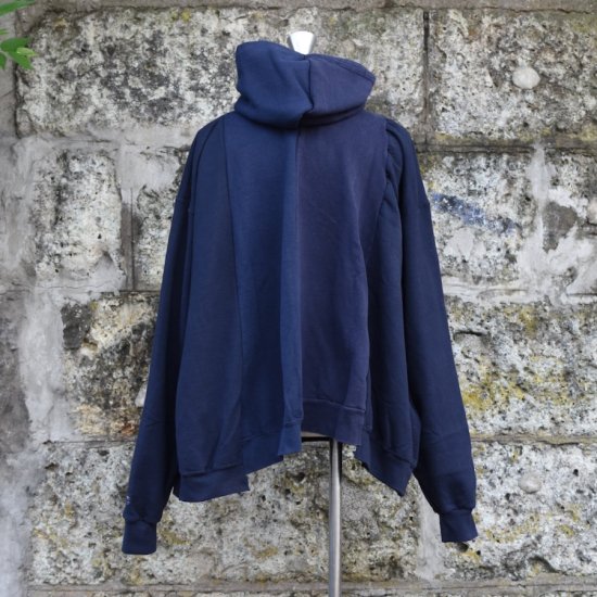 ナナナナサーカ(77circa) MAKE WIDE CUTBACK ZIP HOODY / リメイク