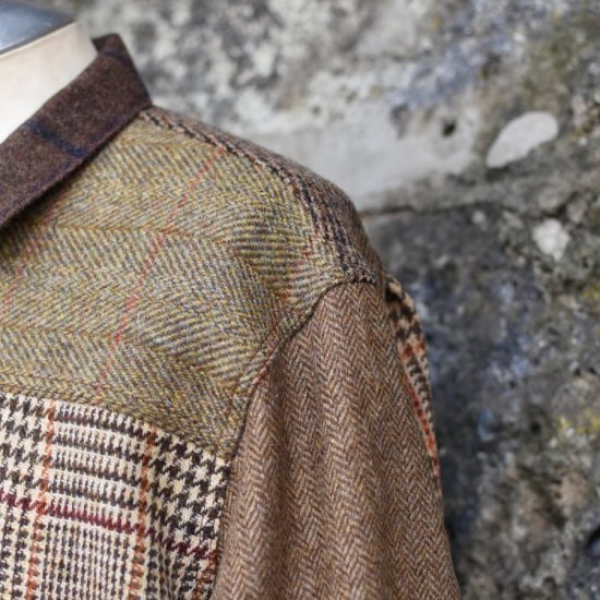 H.UNITHarris Tweed Swiching Work Jacket生産国…日本