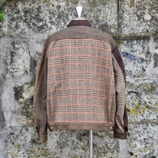 H.UNITHarris Tweed Swiching Work Jacket生産国…日本