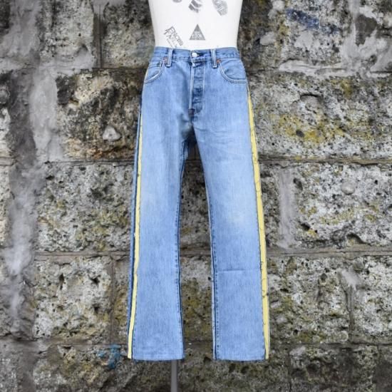 åɥ ( oddment ) Levi's CUSTOM DENIM LINE PANTS /  ǥ˥ 饤 ѥ YELLOW TYPE2 - 󥷥ˡ