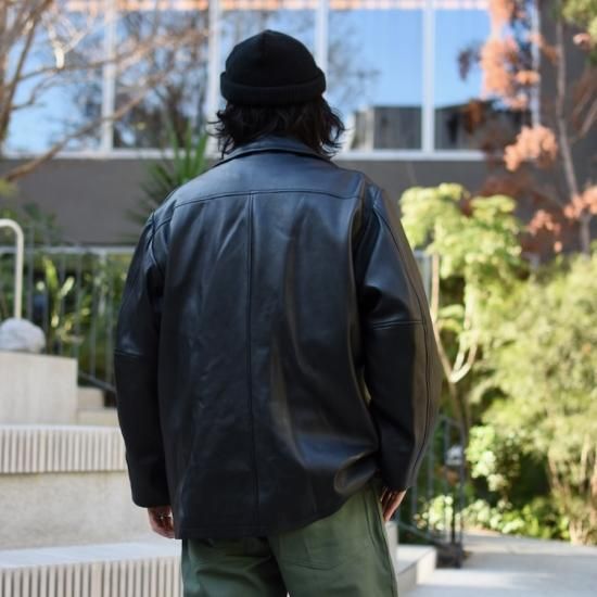 タウンクラフト( TOWNCRAFT ) LEATHER CAR COAT / 羊革 レザー タウンクラフト( TOWNCRAFT ) LEATHER CAR COAT / 羊革 レザー
