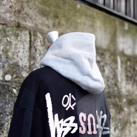 タカヤヒオキ (TAKAYAHIOKI) OLD STUSSY REMAKE TWO TONE タカヤヒオキ (TAKAYAHIOKI) OLD STUSSY REMAKE TWO TONE