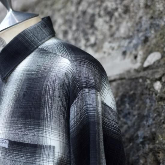 USA製 オンブレチェックシャツ　CALTOP Cal Top キャルトップ CLTP2000S PLAID S/S SHIRT プラッド